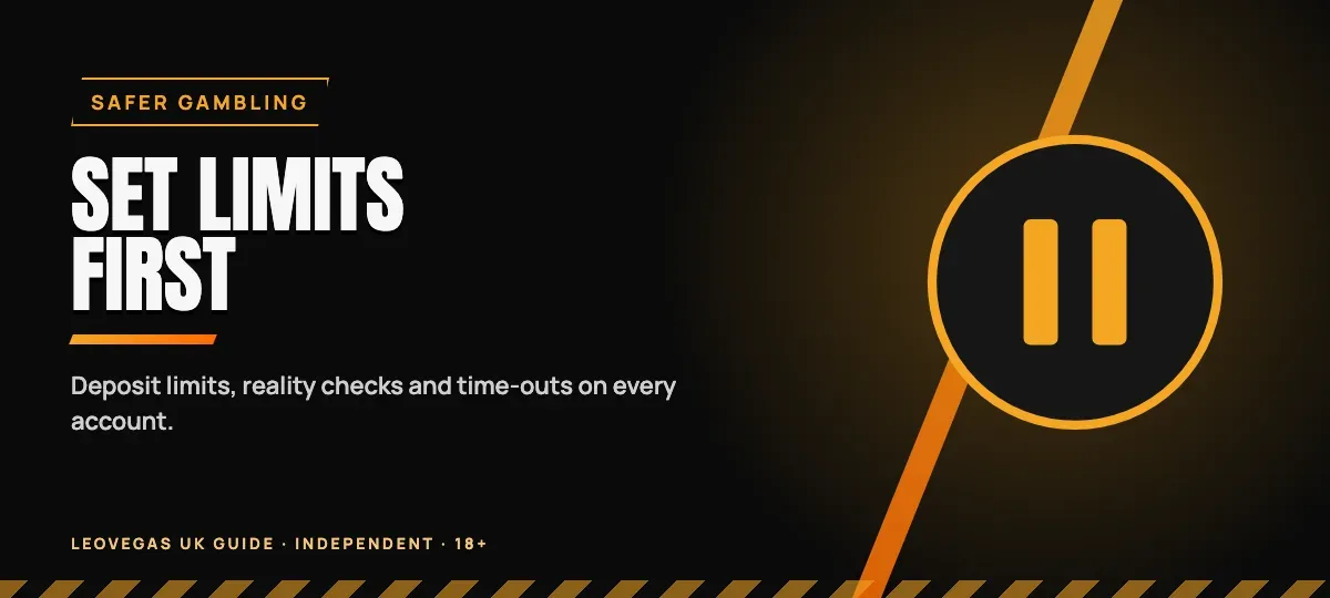 LeoVegas UK Guide — Deposit limits: the tool to set on day one
